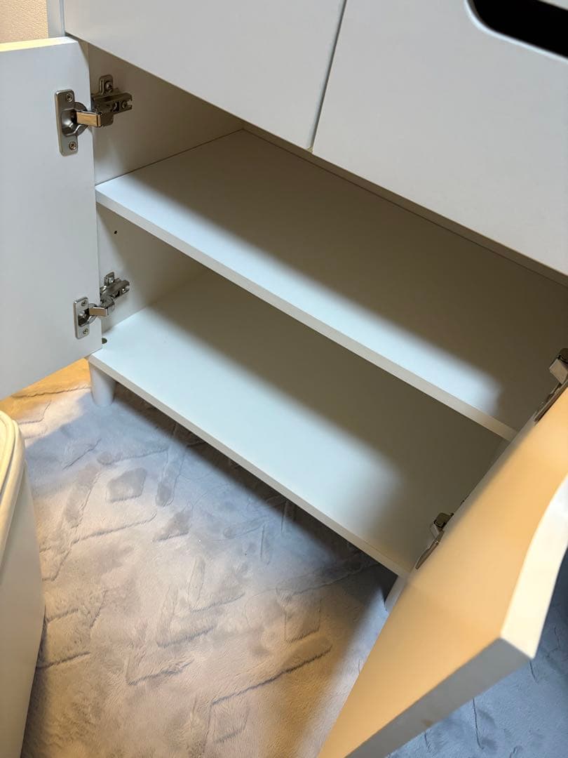 ロウヤ　LOWYA ドレッサー　収納ドレッサー　ホワイト