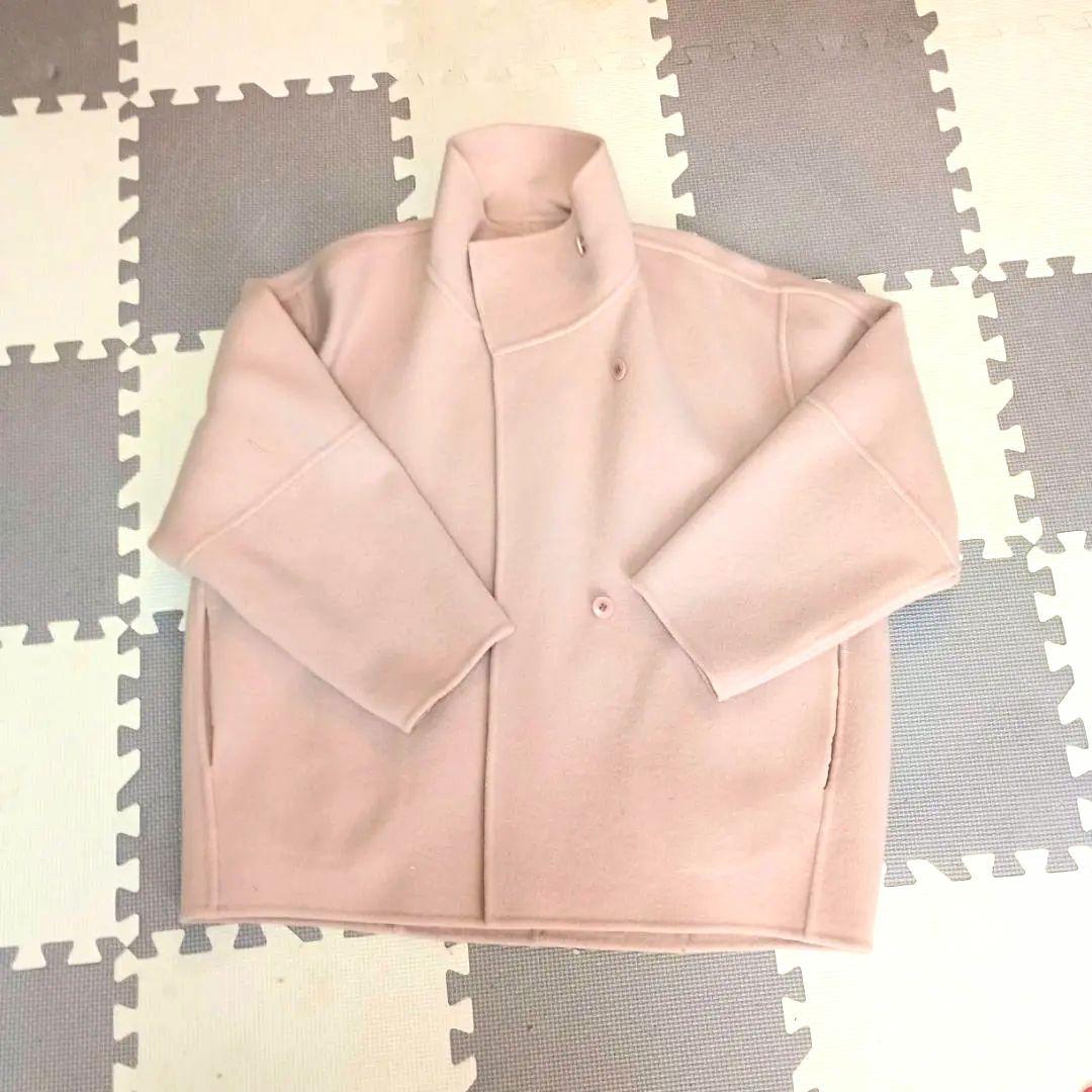 ひ*で様 Stola.ショートリバーコート ピンク 36サイズ