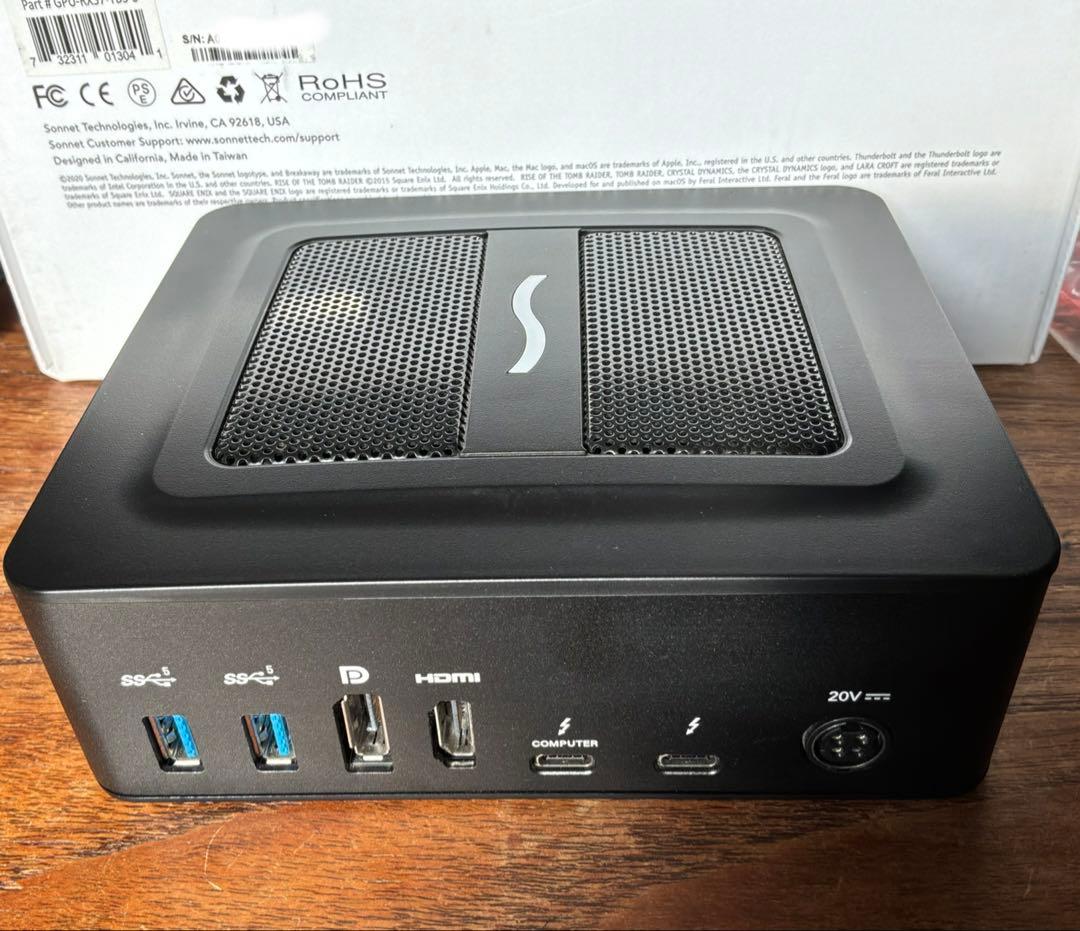 その他 Sonnet eGPU Breakaway Puck Radeon RX5700
