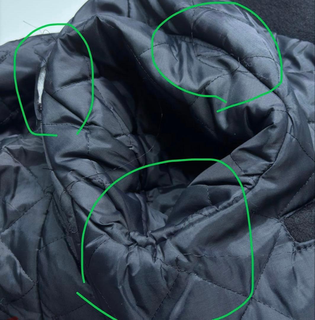 ショット シングル ピーコート キルティング メルトンウール 40 Schott