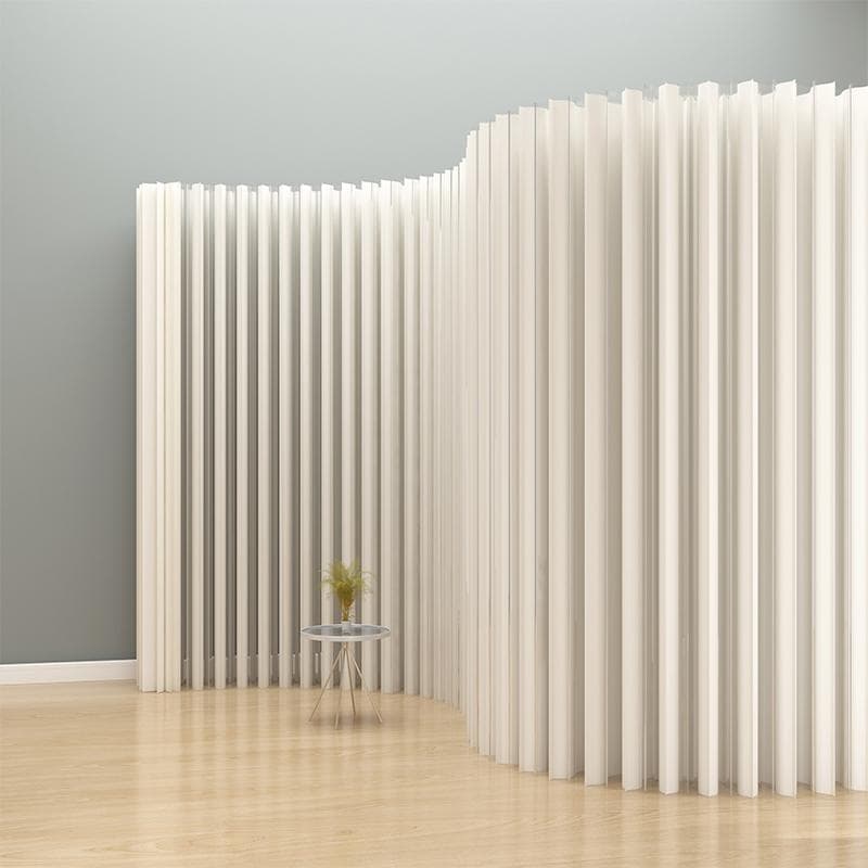 パーテーション間仕切り折り畳み式高さ2ｍ長さ2-3ｍ組立不要ついたて目隠し