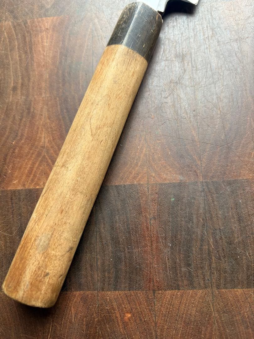 正本　築地　霞　柳刃　300mm 尺　包丁　白鋼　和包丁　研ぎ済　刺身