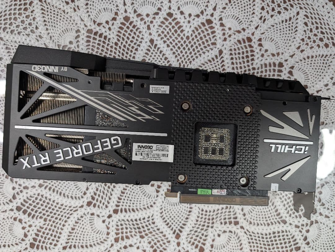 iCHILL by INNO3D GeForce RTX 3080可動品