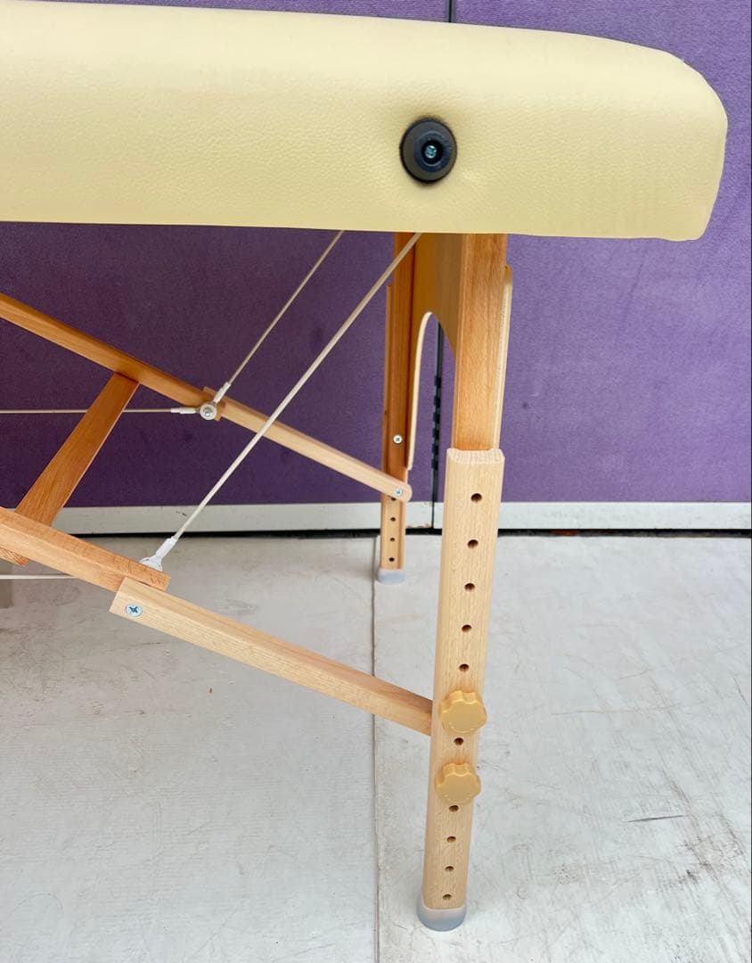 ベンチ付き折りたたみベッドほぼ未使用品