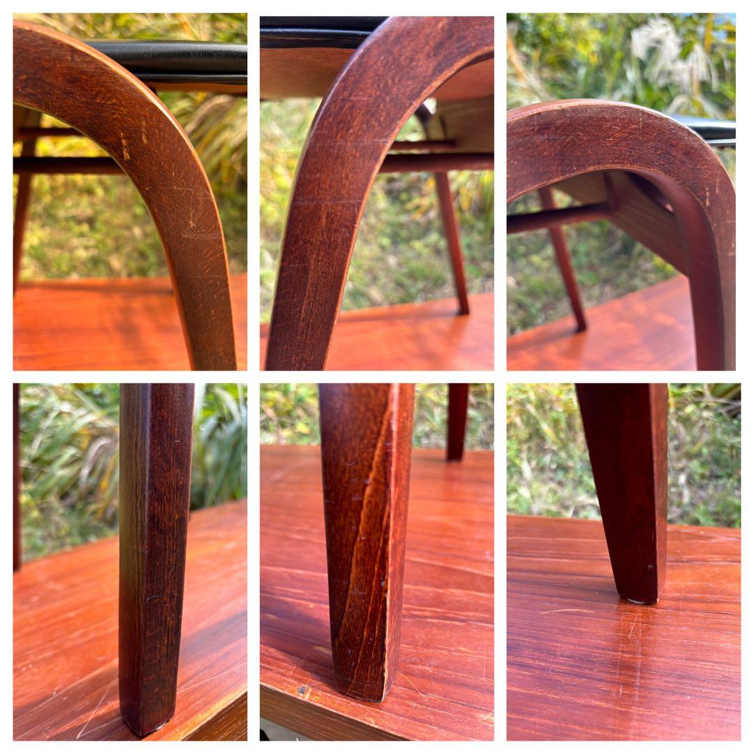 秋田木工　スタッキングスツール　剣持勇　NO.202