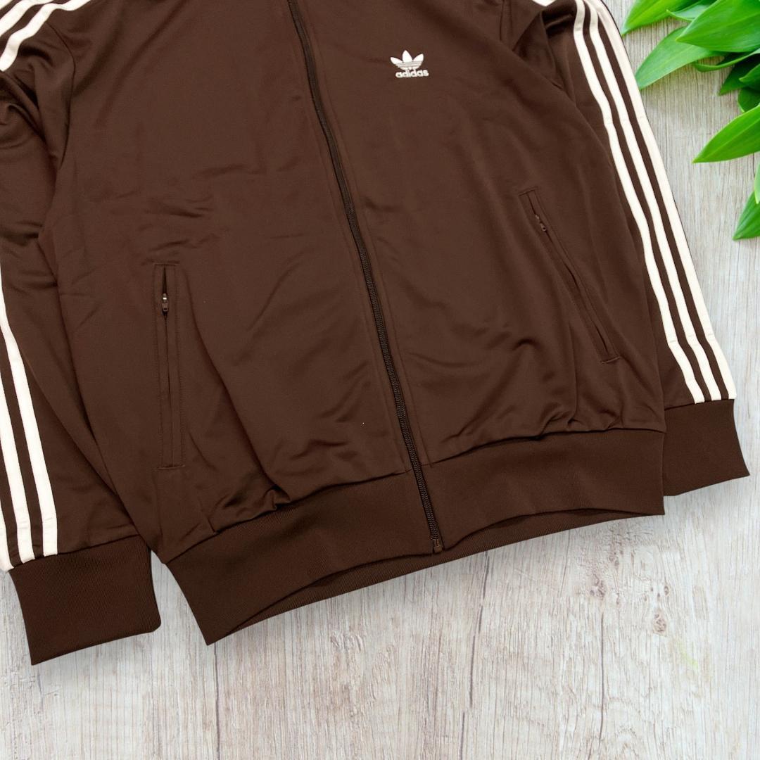 新品未使用 アディダス トラックジャケット ジャージ ブラウン L 有原 32
