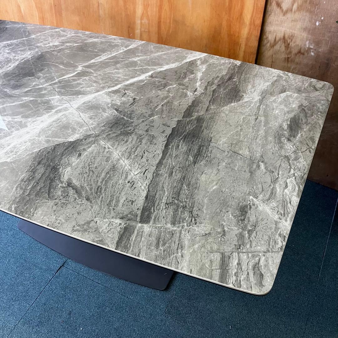 4人用 幅160cm セラミック ダイニングテーブル 大理石調 スフレ