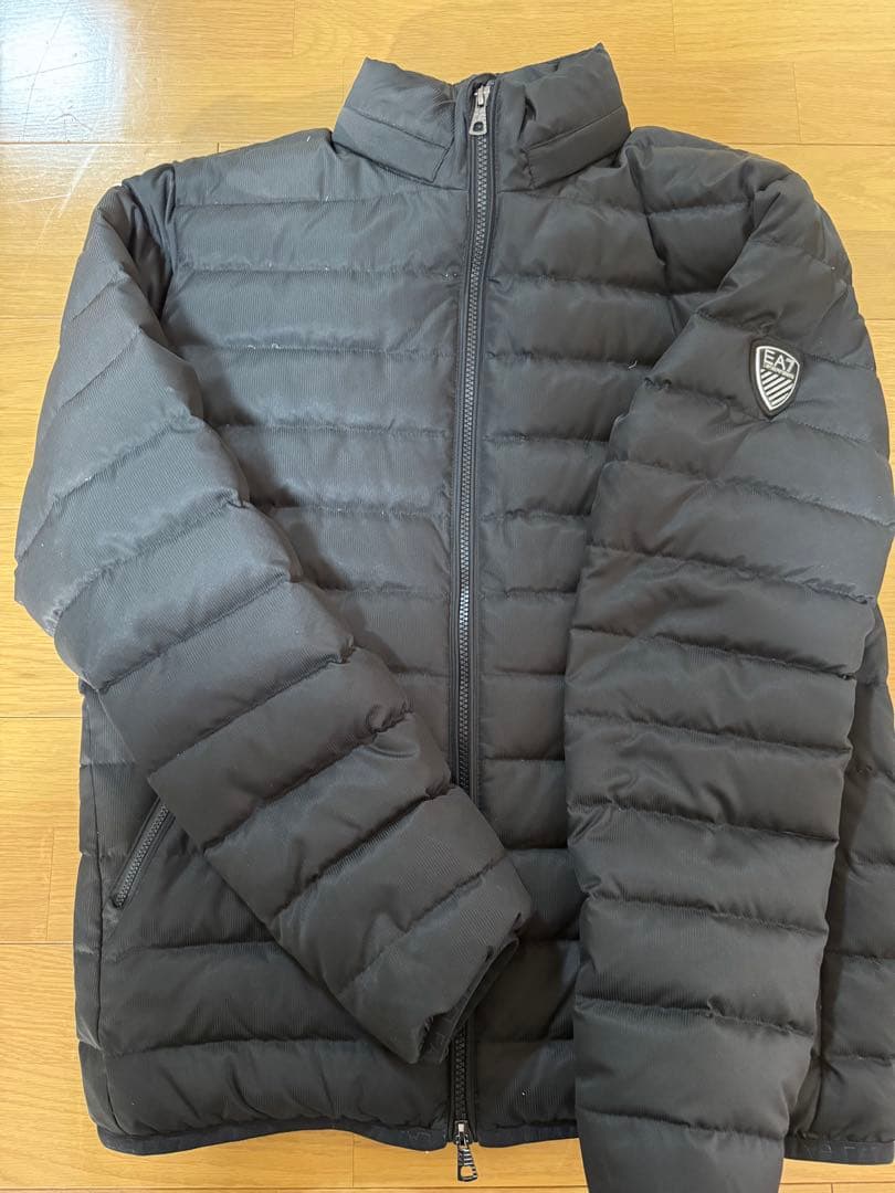 EA7 ダウンジャケット　ブラック