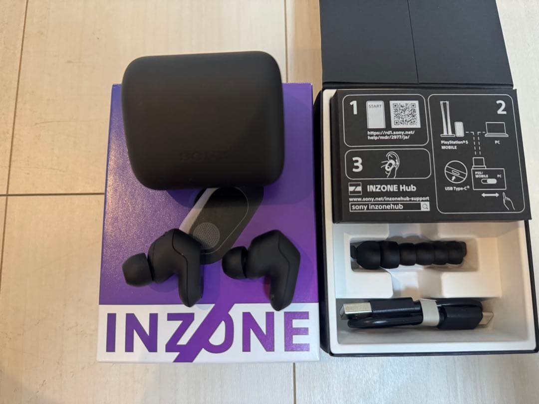 INZONE ワイヤレスイヤホン ブラック