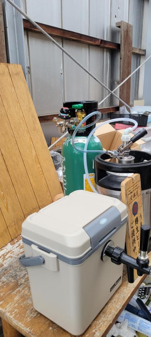 即使用可能クーラーボックス型氷冷式ビールサーバー