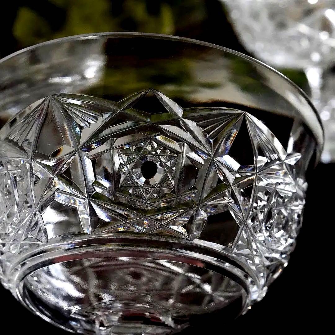 希少★オールドバカラ ラグニー★ラニー シャンパンクープ グラス 6脚セット美品