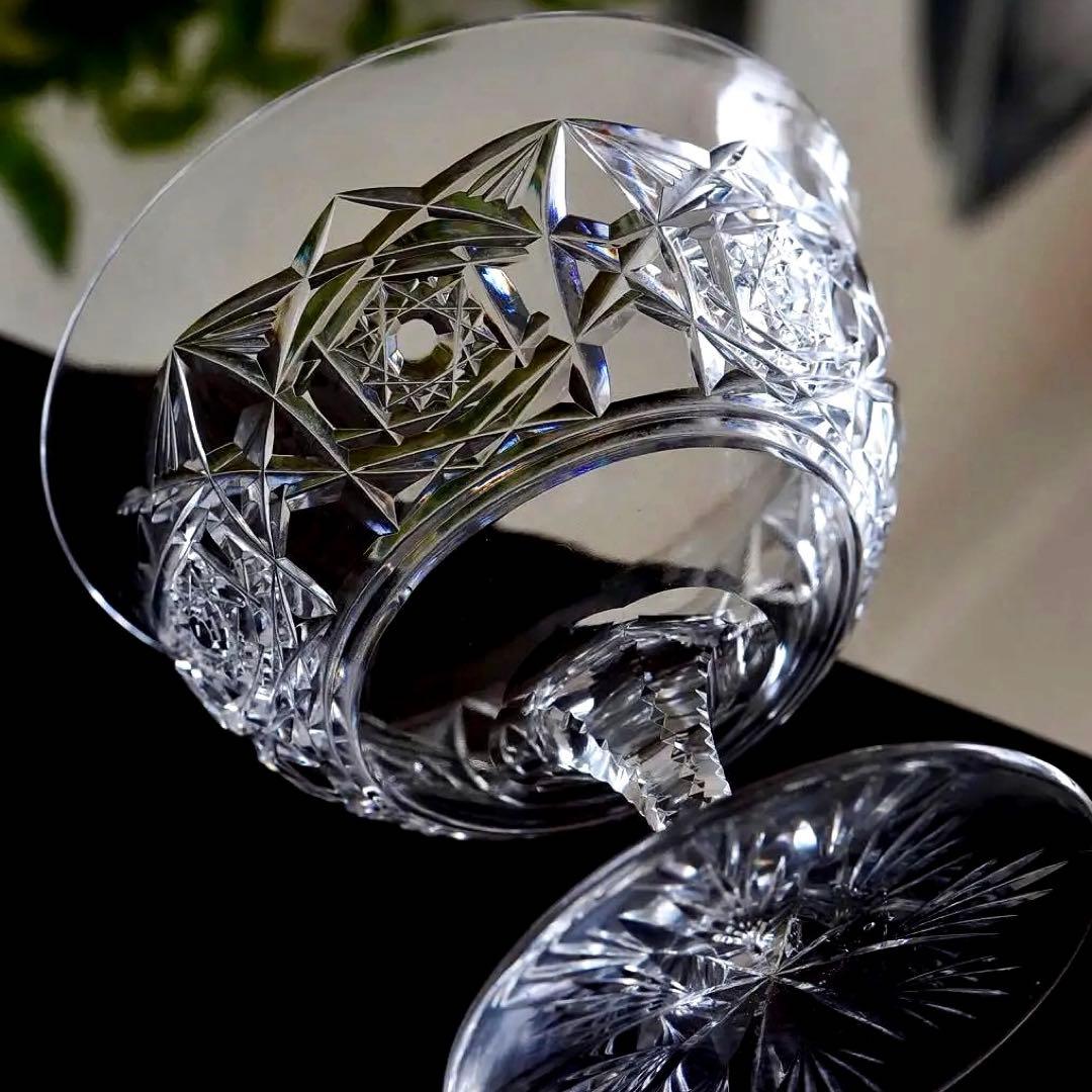 希少★オールドバカラ ラグニー★ラニー シャンパンクープ グラス 6脚セット美品