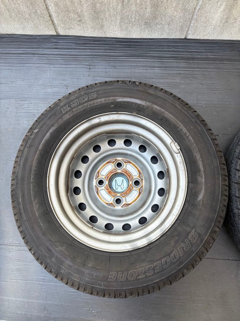 軽バン軽トラ アクティ K305 145/80R12 ２本送料込み⛰️