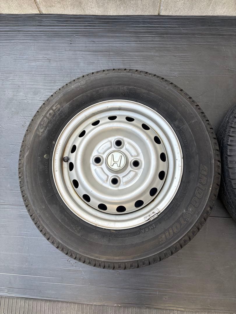 軽バン軽トラ アクティ K305 145/80R12 ２本送料込み⛰️