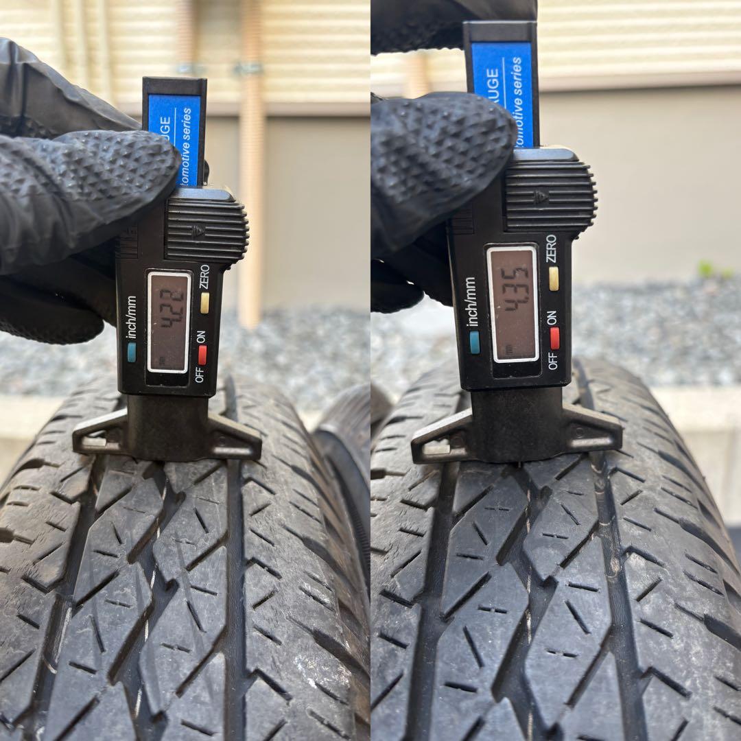 軽バン軽トラ アクティ K305 145/80R12 ２本送料込み⛰️