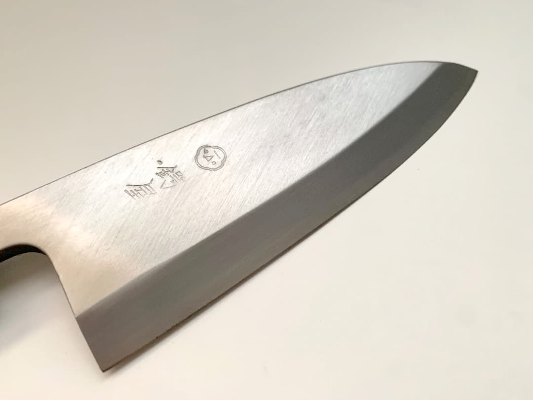つば屋包丁店　モリブデン鋼 出刃 朴柄 15cm（未使用）