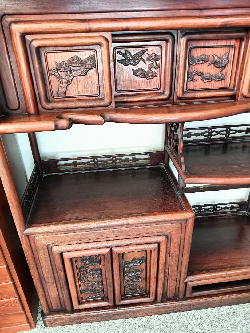 飾り棚 茶箪笥 アンティーク　古民家