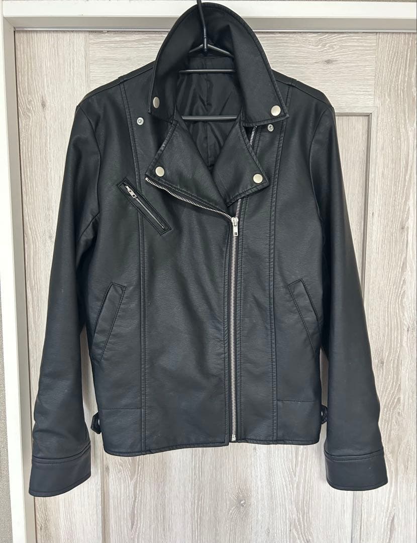 ZARA ファー付きモッズコート Lサイズ ライダース　ニット　セット売り