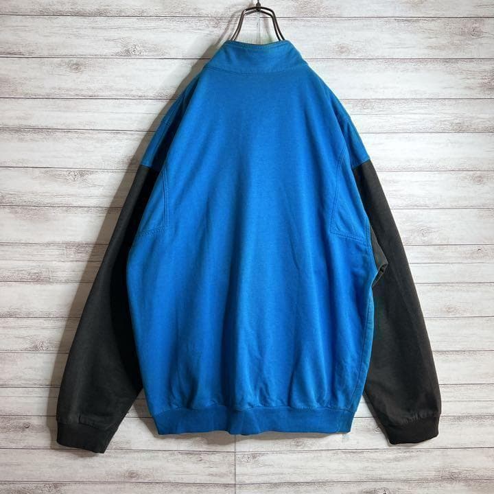 【入手困難!!】ナイキ ✈︎刺繍 ハーフジップ ゆるだぼ 銀タグ 裏起毛