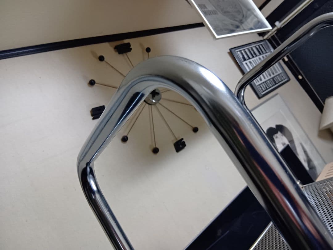 希少　1980's　スペースエイジ　パンチングメタル　ステン　シェルフ　ワゴン