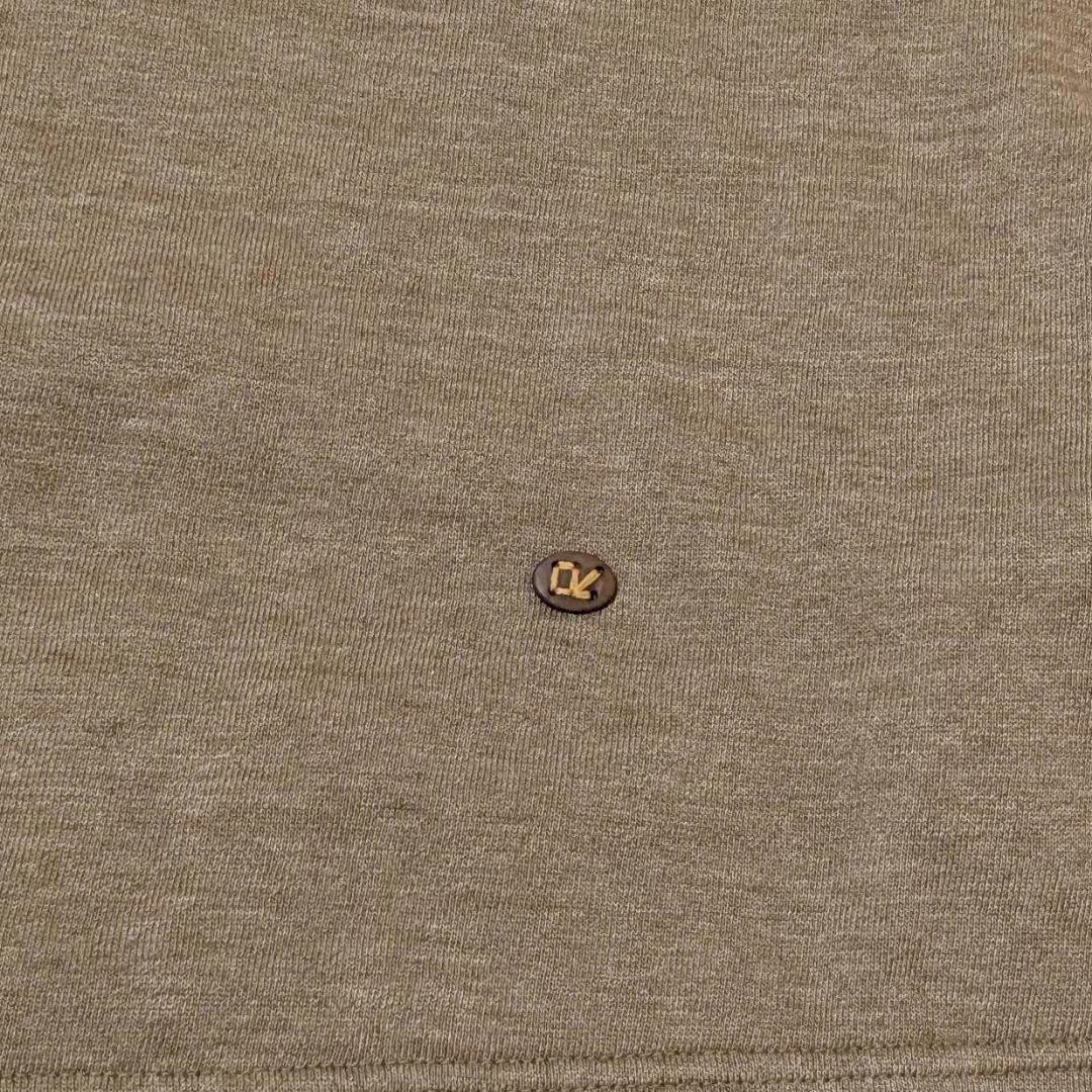 45R 裏毛deレイヤードロゴの908Tシャツ ベージュ M