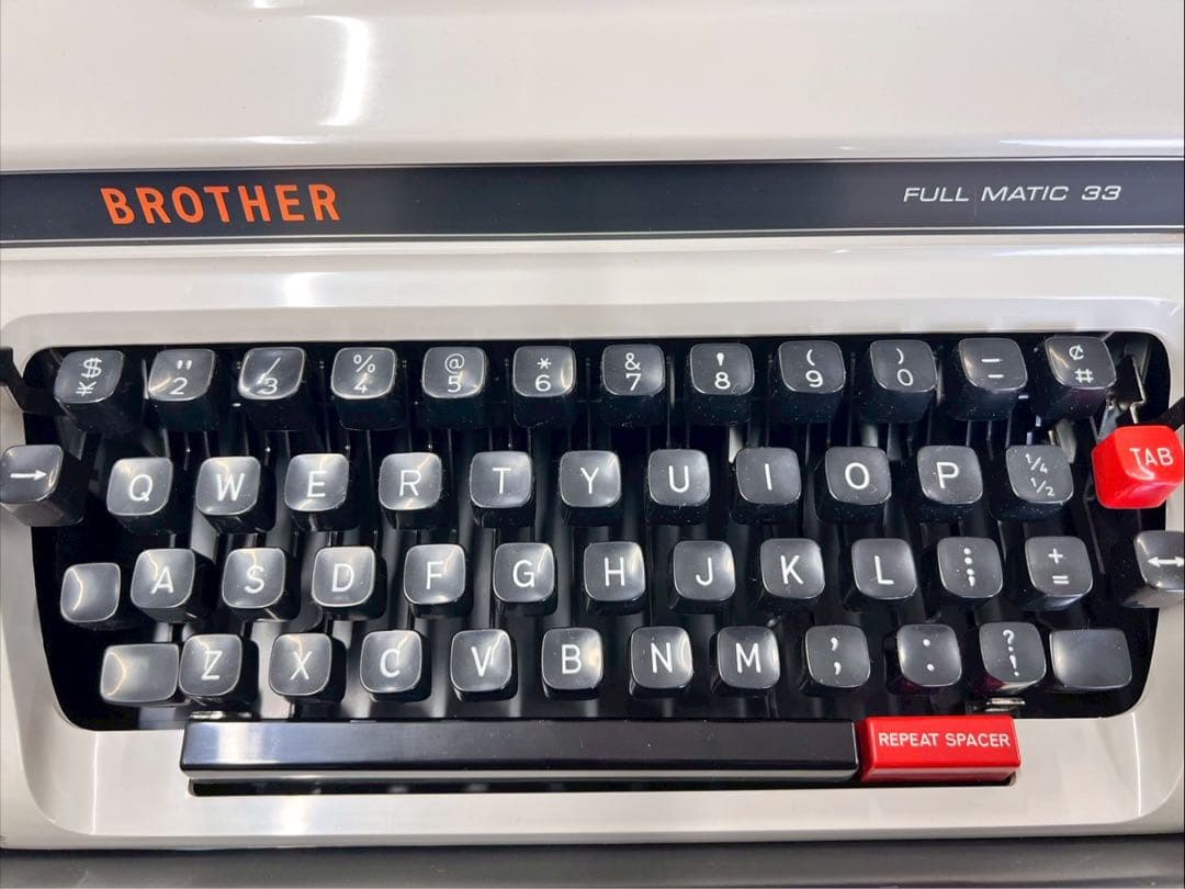 美品 カナタイプBROTHER FULL MATIC 33 タイプライター