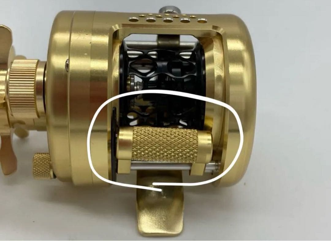 shi mano calcutta ダウンクラッチ クラッチ カスタム ゴールド