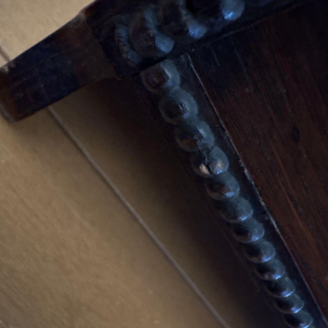 イギリスアンティーク　オーク　飾り棚