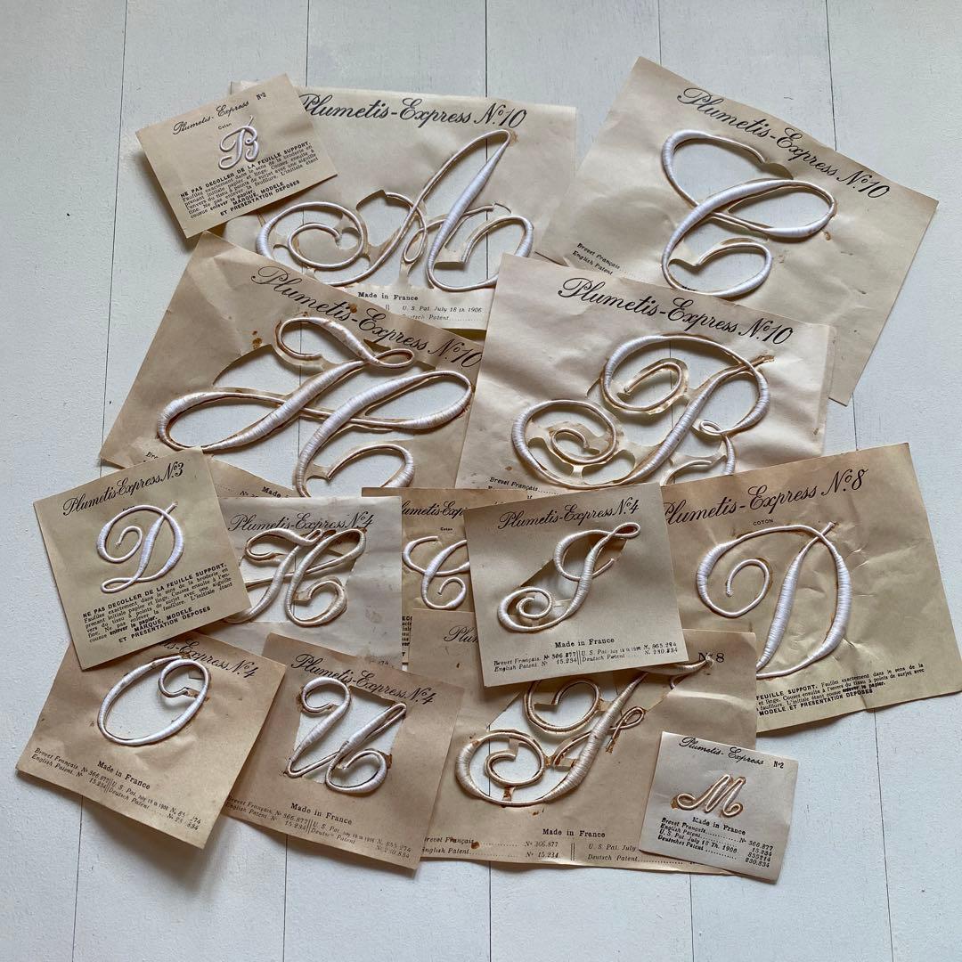 ※※ボンジョルネ※※様★専用商品　フランスアンティーク　イニシャルモノグラム