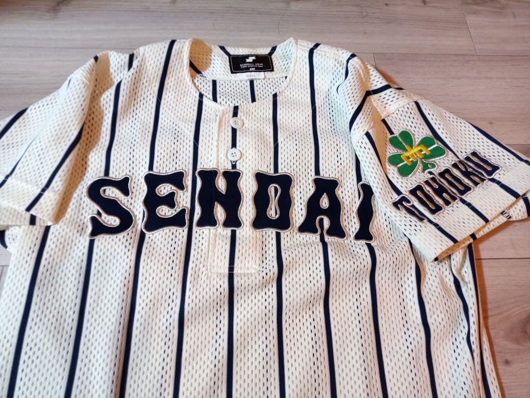 仙台大学 野球部 公式戦用 ユニフォーム 大学野球 背番号19 仙台六大学野球