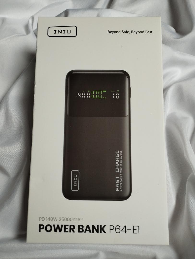 INIU　Power Bank　25000mAh　激速 140W　PSE認証済