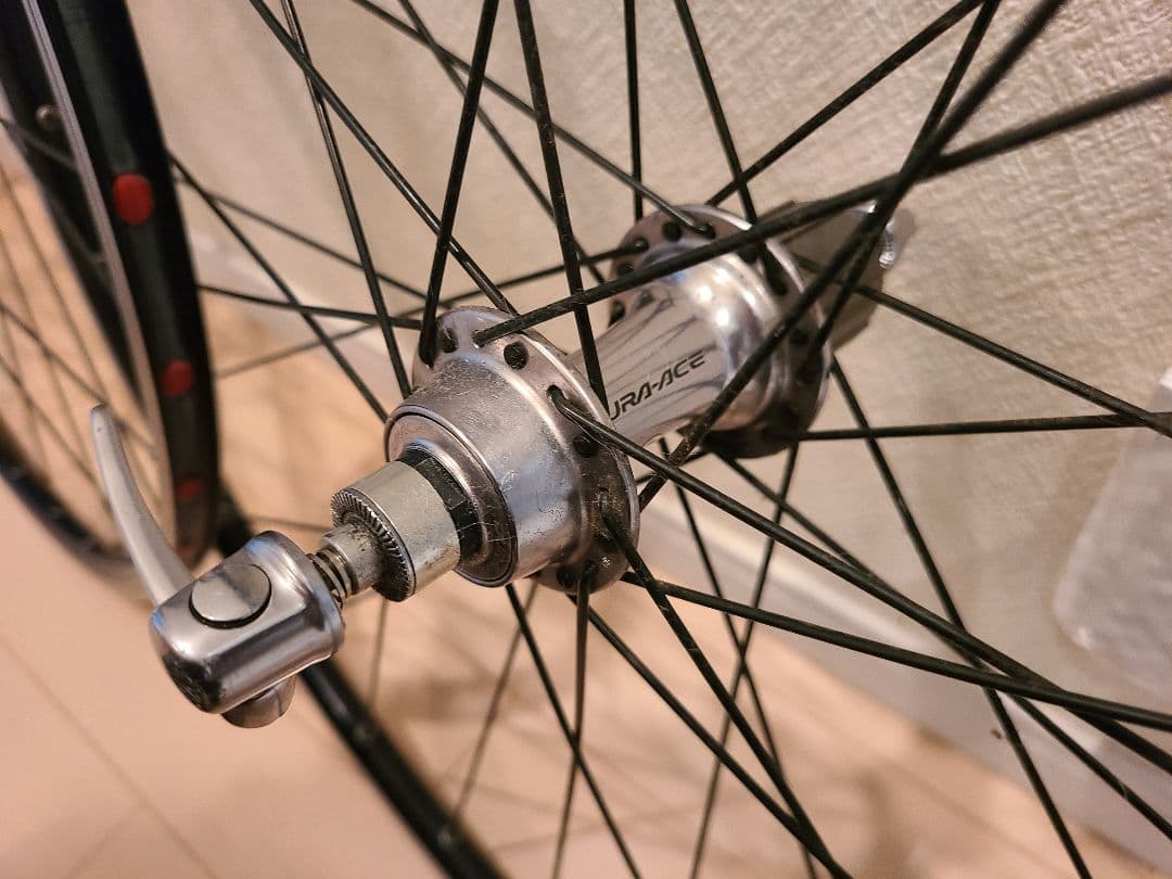 ジャンク品　手組　AMBROSIO　EVOLUTION DURA-ACEハブ