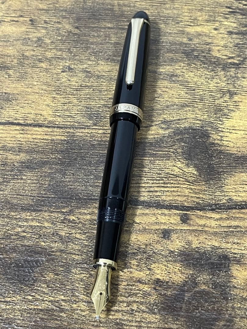 試筆のみ　Zニブ(ズーム) ホワイトゴールド　21金　　セーラー　万年筆