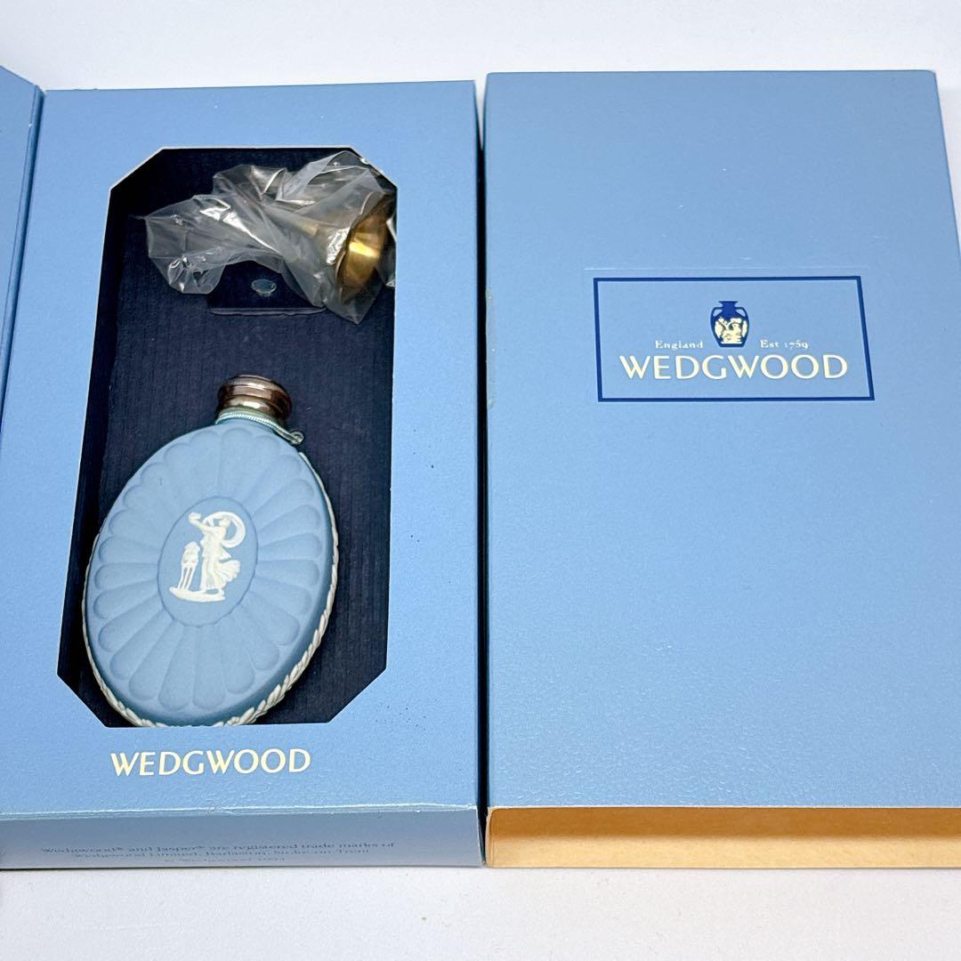 【未使用】ウェッジウッド ジャスパー パヒュームボトル オーバル型 パンドラ