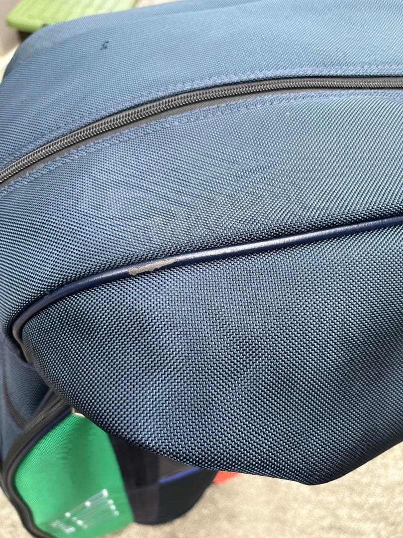 POLO キャディバッグ ネイビー/グリーン