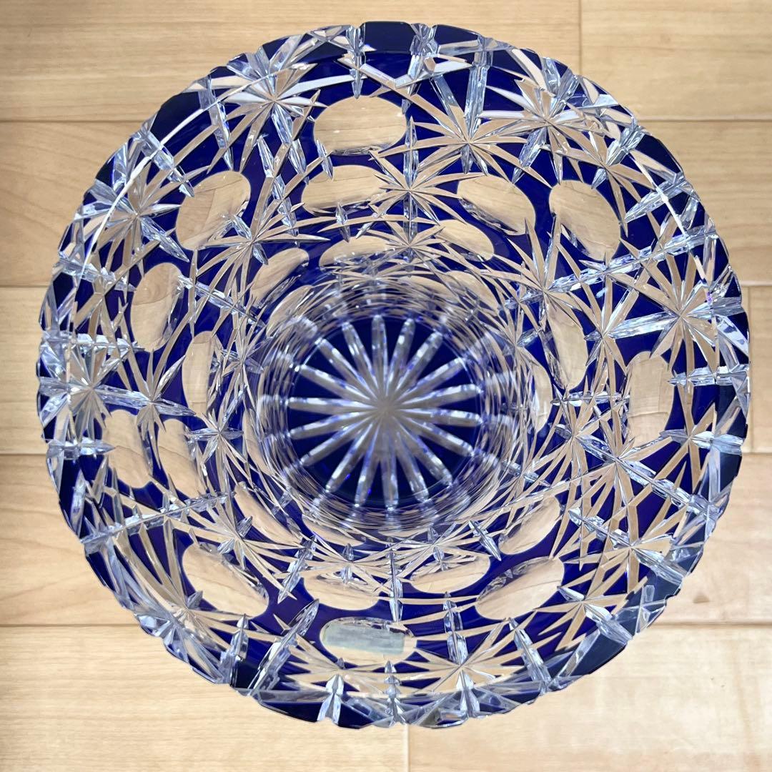 【新品未使用】DRESDEN KRISTALL ドレスデンクリスタル　切子　花瓶