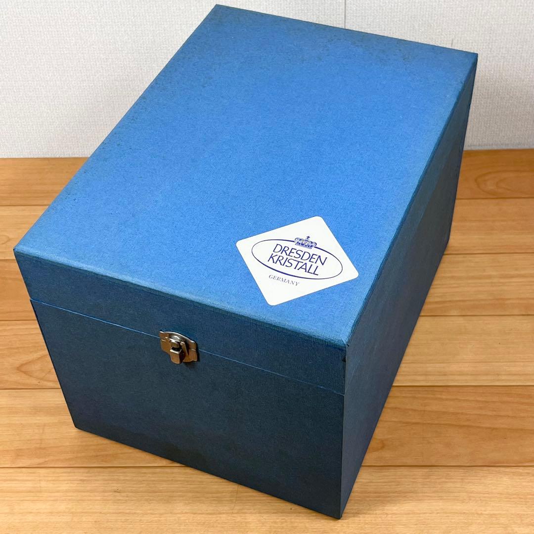 【新品未使用】DRESDEN KRISTALL ドレスデンクリスタル　切子　花瓶