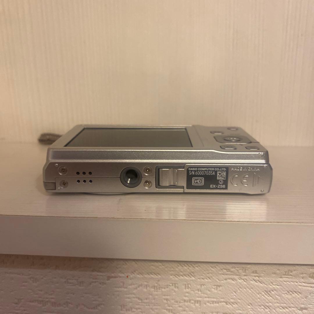 CASIO EXILIM ex-zs6 コンパクトデジタルカメラ シルバー