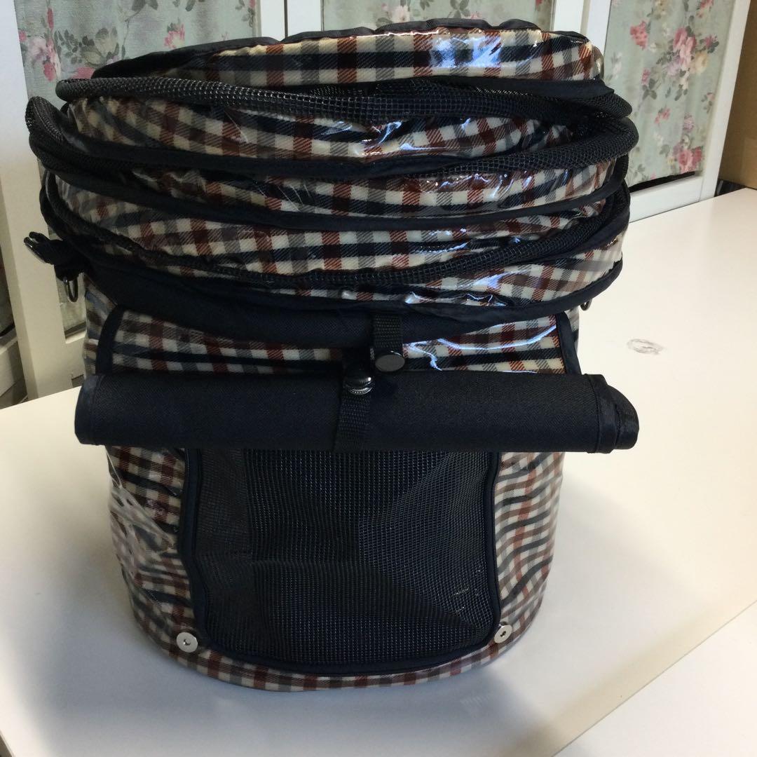 ①天使のカート　ポルテブラウンチェックMサイズ　バッグ