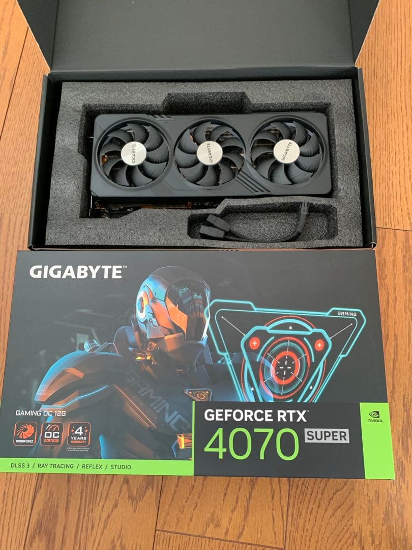 グラフィックボード・グラボ・ビデオカード GIGABYTE GEFORCE RTX 4070 SUPER OC