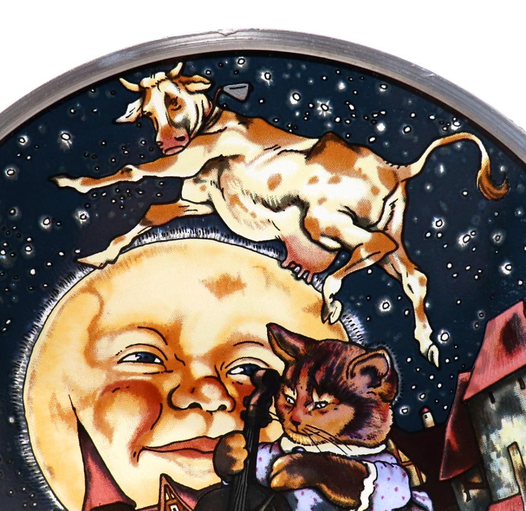 マイケル・ハーグ ヴィンテージ ステンドグラス 丸型 童話 マザーグース