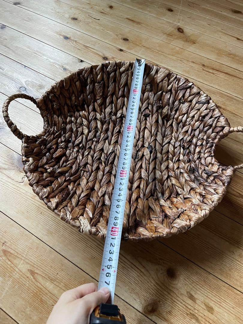 ニューボーンフォト用　カゴ、ファー、クマの帽子