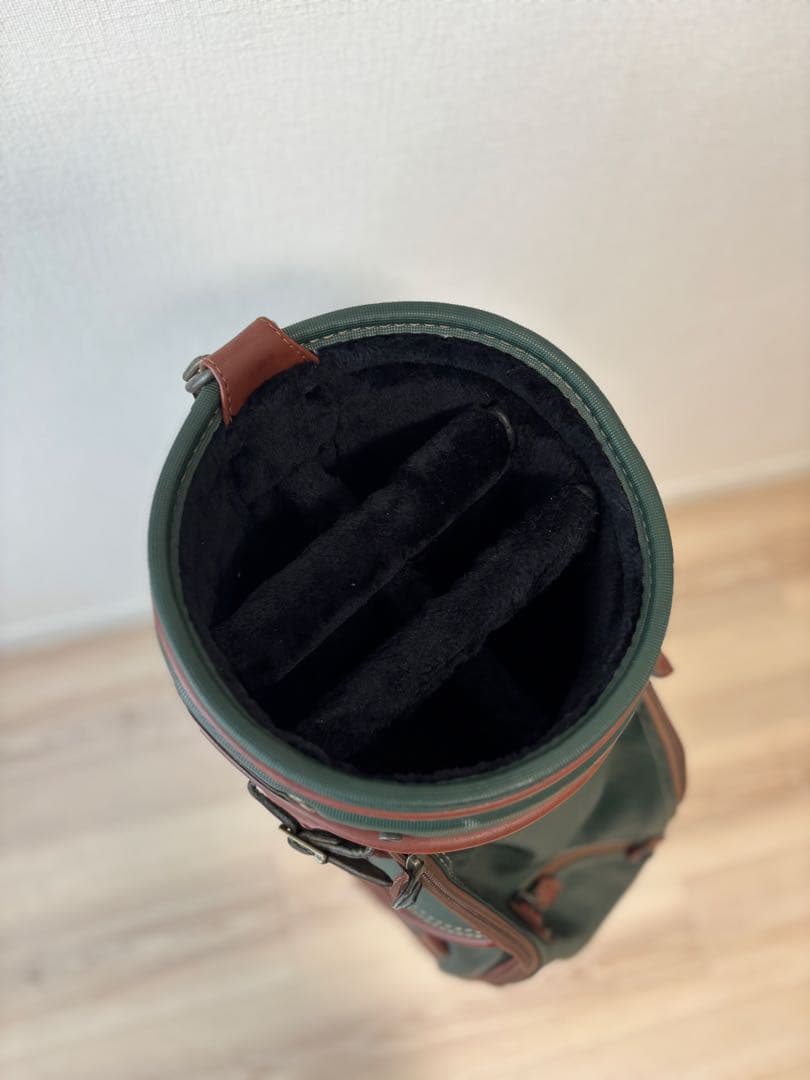 【◎美品•希少】HONMA グリーンキャディバッグ ゴルフバッグ