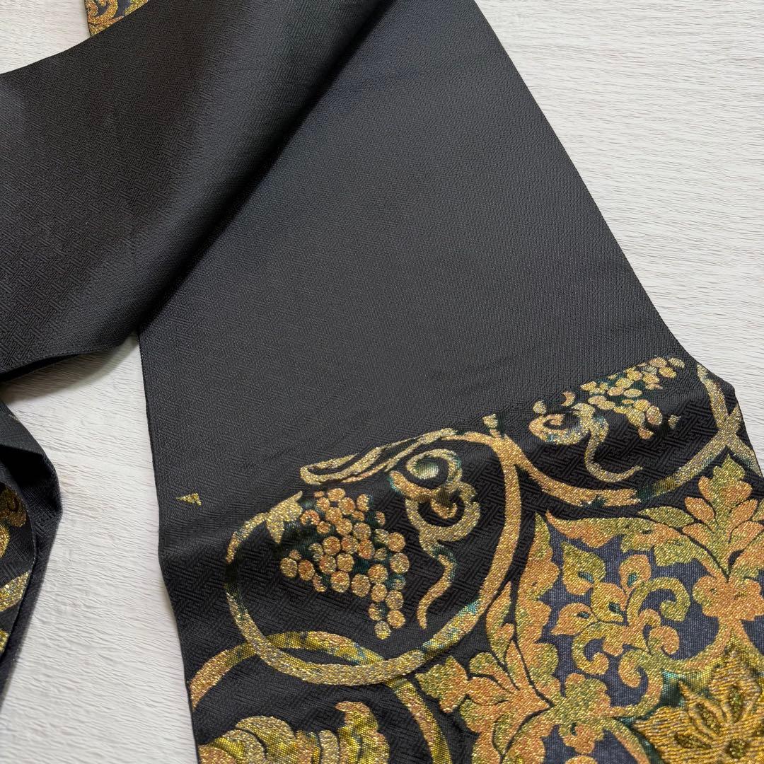 専用　m-83 葡萄唐草 アラベスク　六通 袋帯 正絹