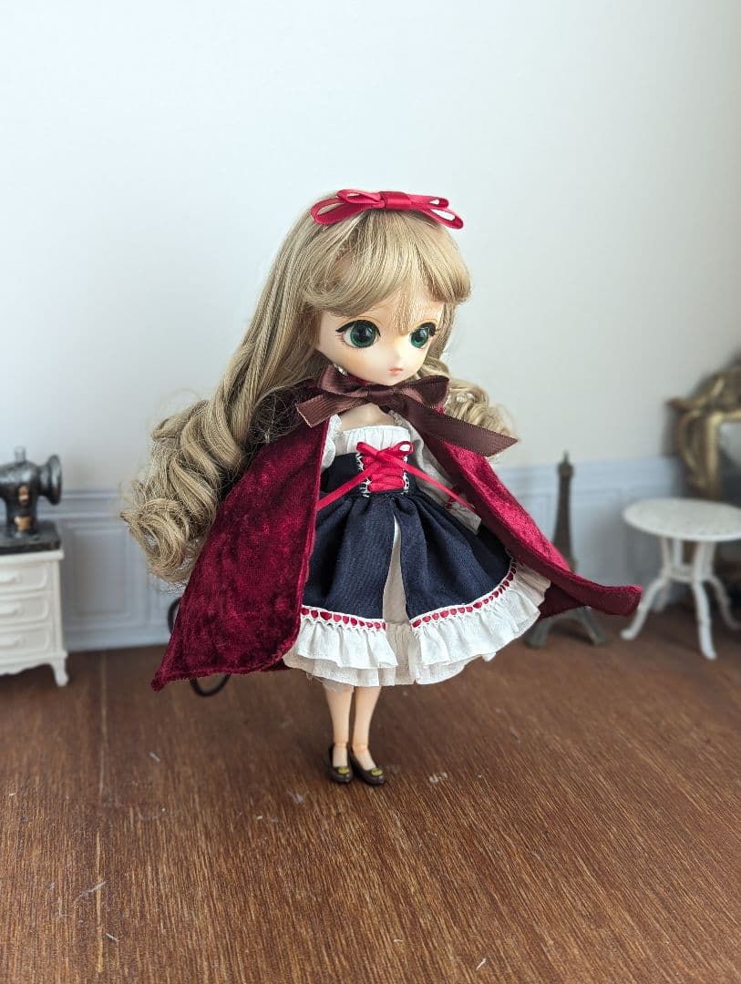 1545※ハルモニアブルーム服※赤ずきんモチーフのクラシカルドレスセット