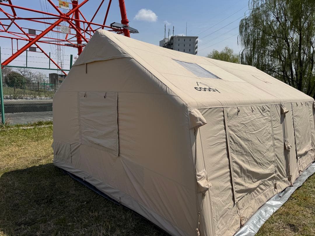 Coody エアテント familiar ベージュ【引き取り限定】