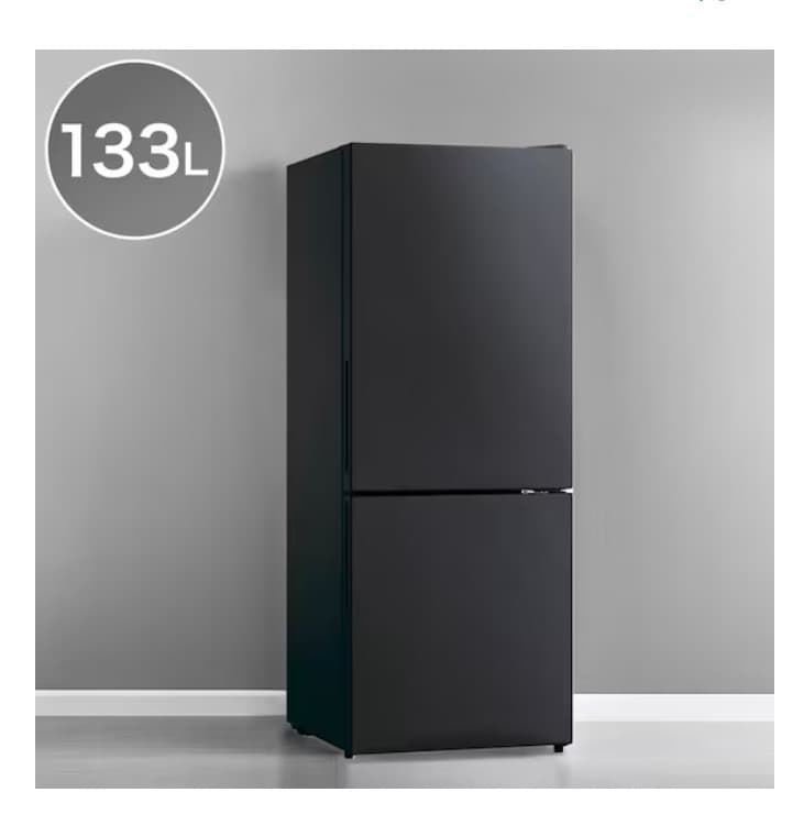 ニトリ　133L 2ドア冷凍冷蔵庫（NR-133L ホワイト）