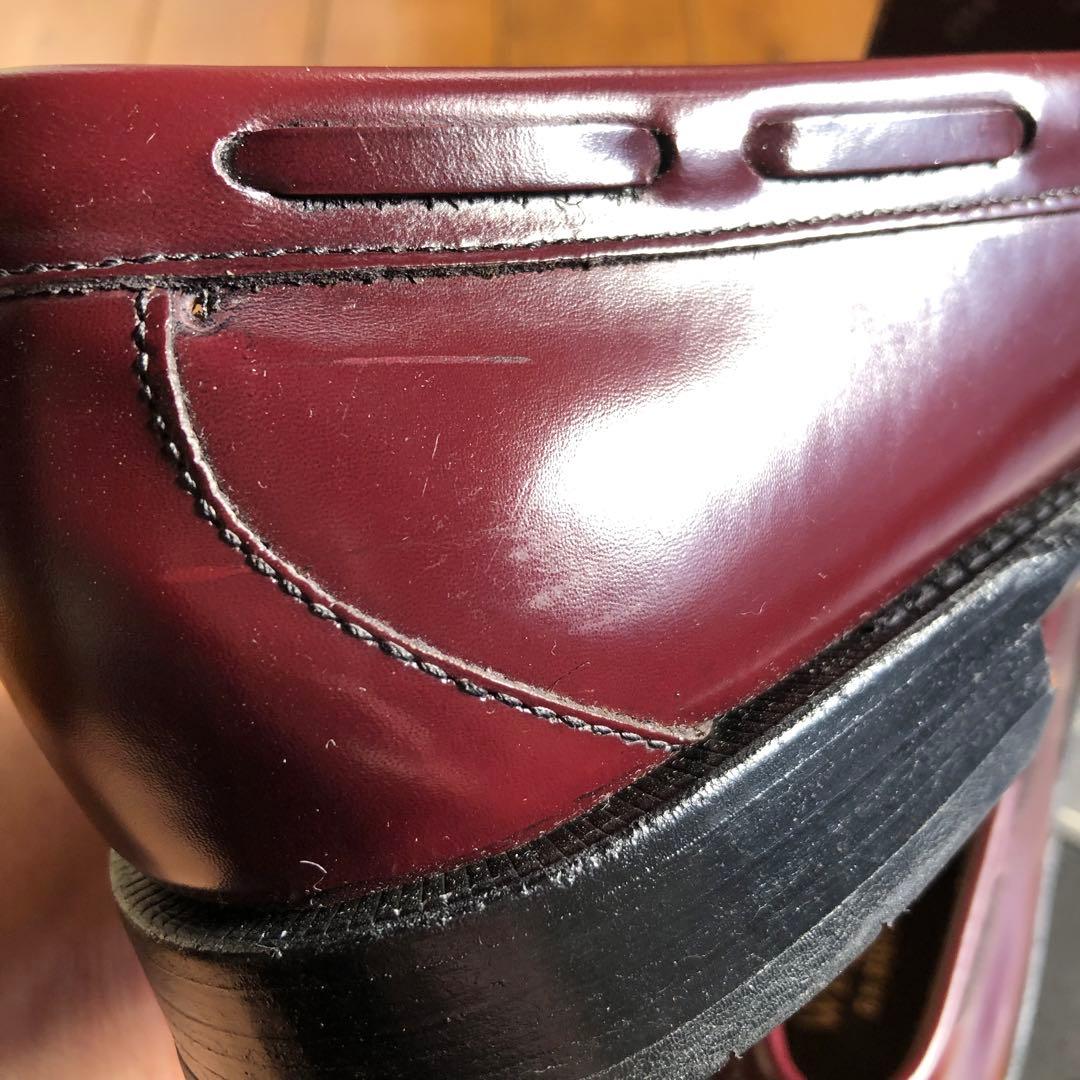 【G.H.BASS】 WEEJUNS バーガンディ タッセルローファー 9.5