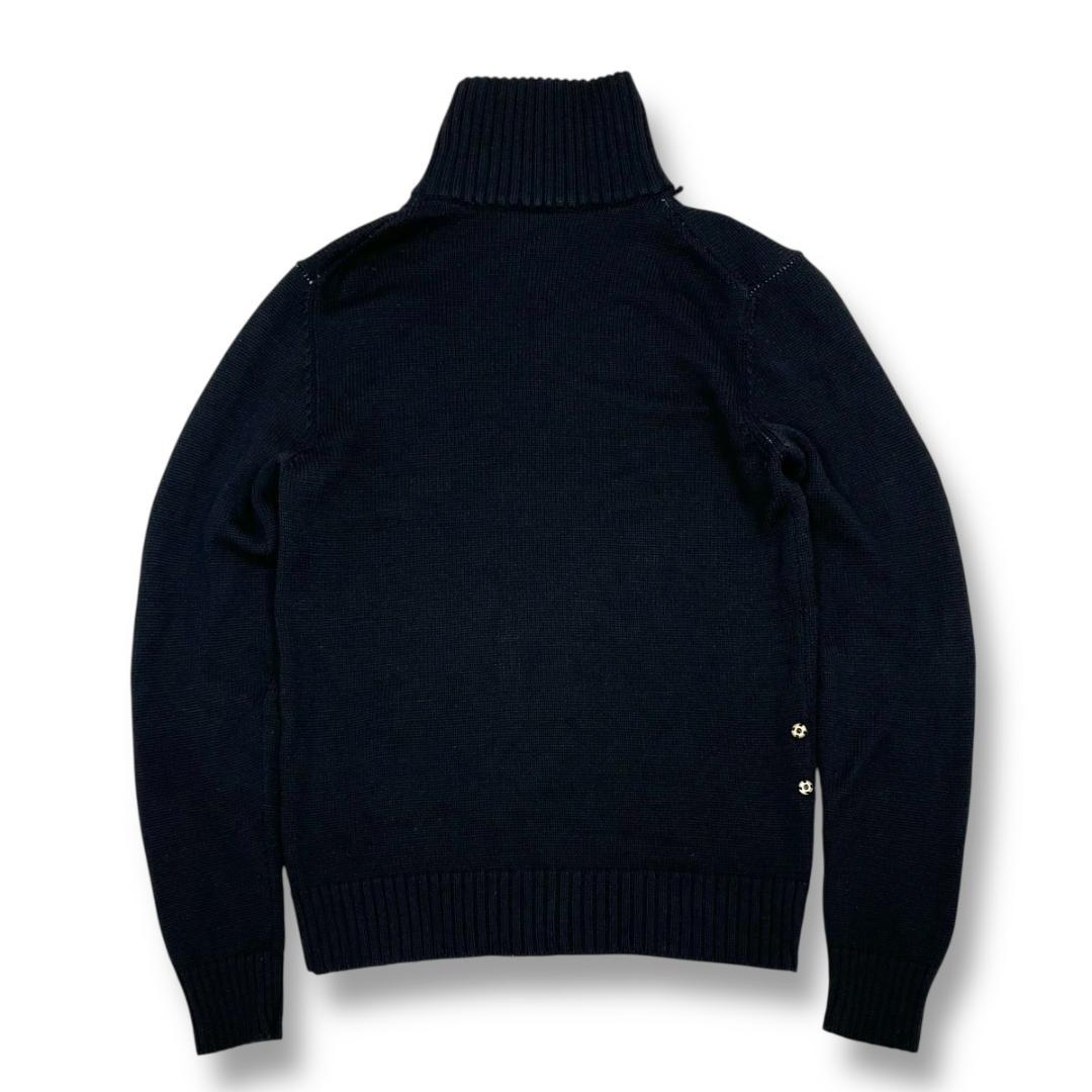 DOLCE&GABBANA リバースブル ドライバーズニット 黒 ドルガバ