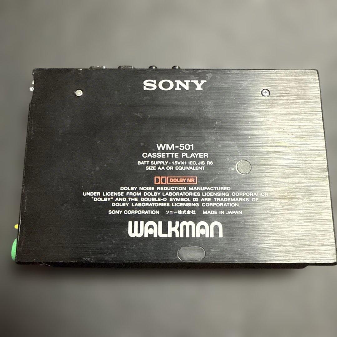 SONY WM-501 カセットプレーヤー